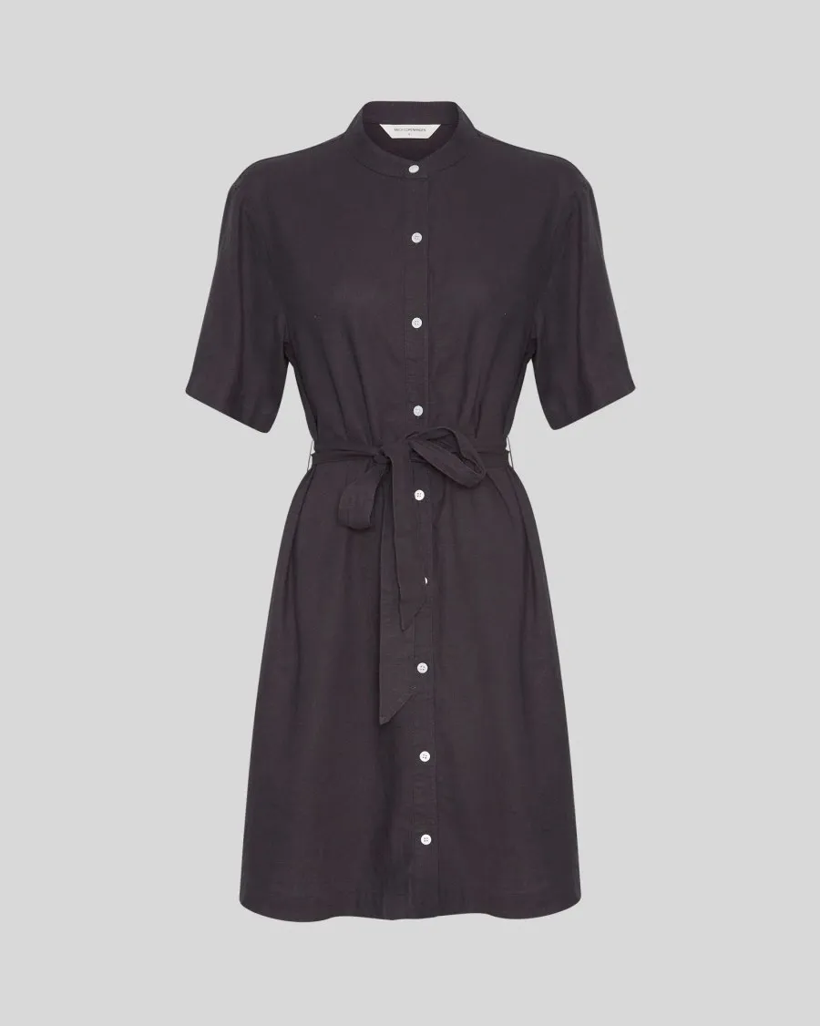 Moss Copenhagen (MSCH) - Pennie Ginia 2/4 shirt dress Phantom