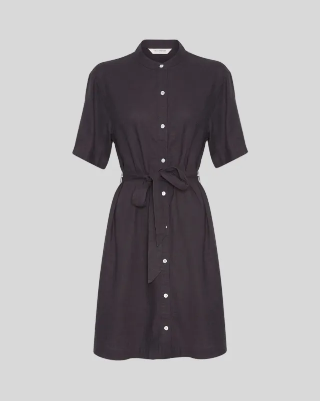 Moss Copenhagen (MSCH) - Pennie Ginia 2/4 shirt dress Phantom