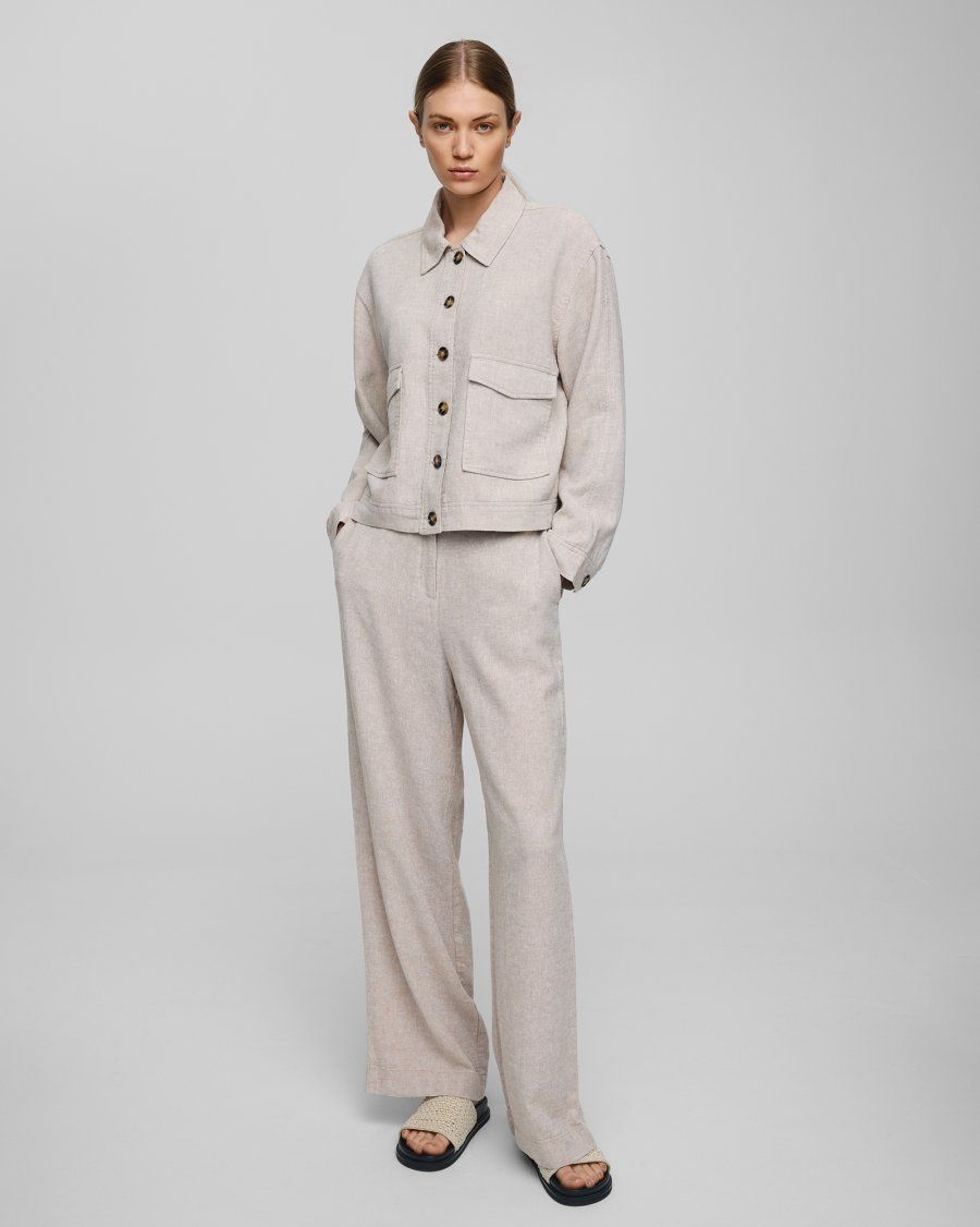 Moss Copenhagen (MSCH) - Pennie Ginia HW pants sand