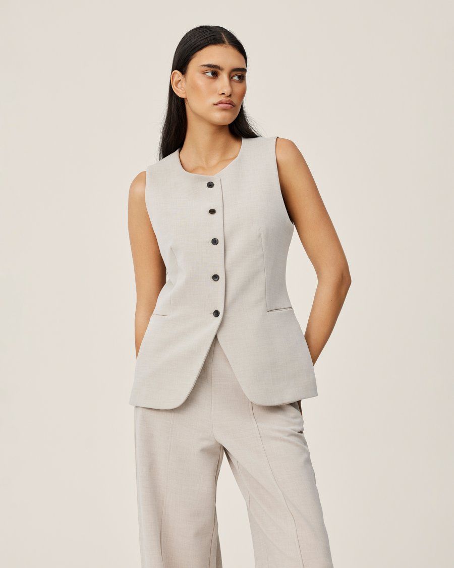 Moss Copenhagen (MSCH) - Mirabelle Michelle vest Peyote