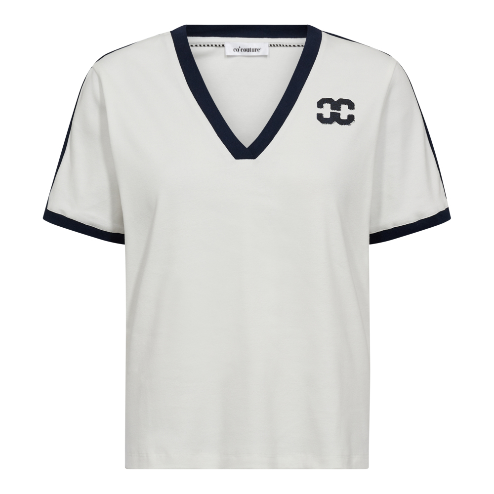 Co&#39;Couture - Edge Stripe V-Tee Navy