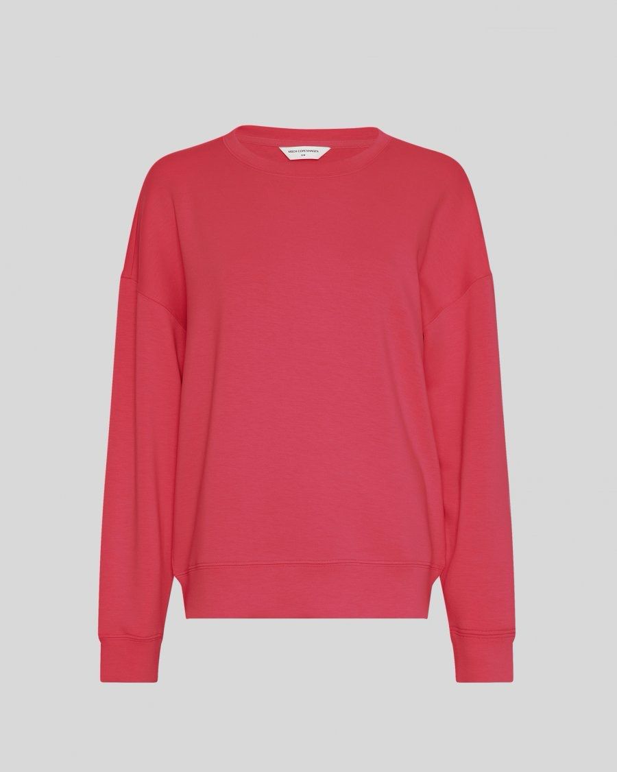 Moss Copenhagen (MSCH) - Ima Q Sweatshirt Rose red