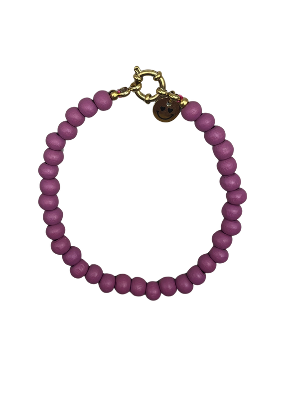 Bonnie Studios-BS718 Tiger Shell Lila Bracelet Lila