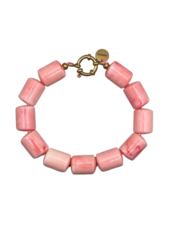 Bonnie Studios -BS760 Phil Pink Bracelet-Light Pink