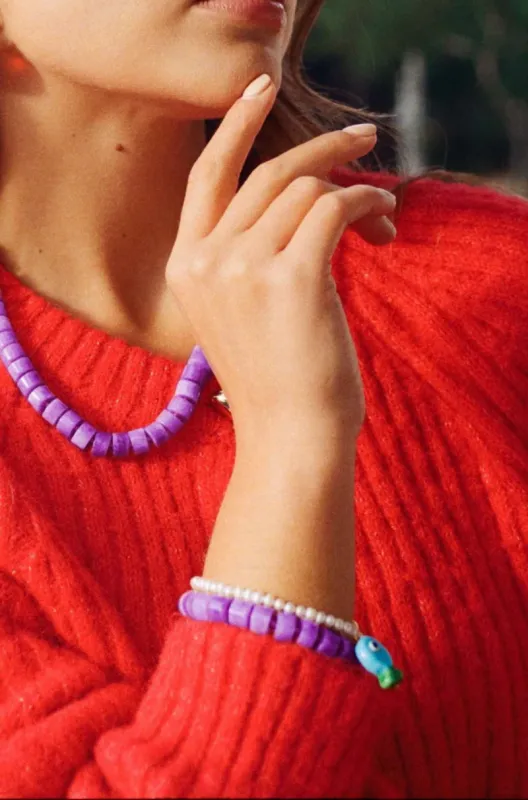 Bonnie Studios - BS725 Phil Purple bracelet