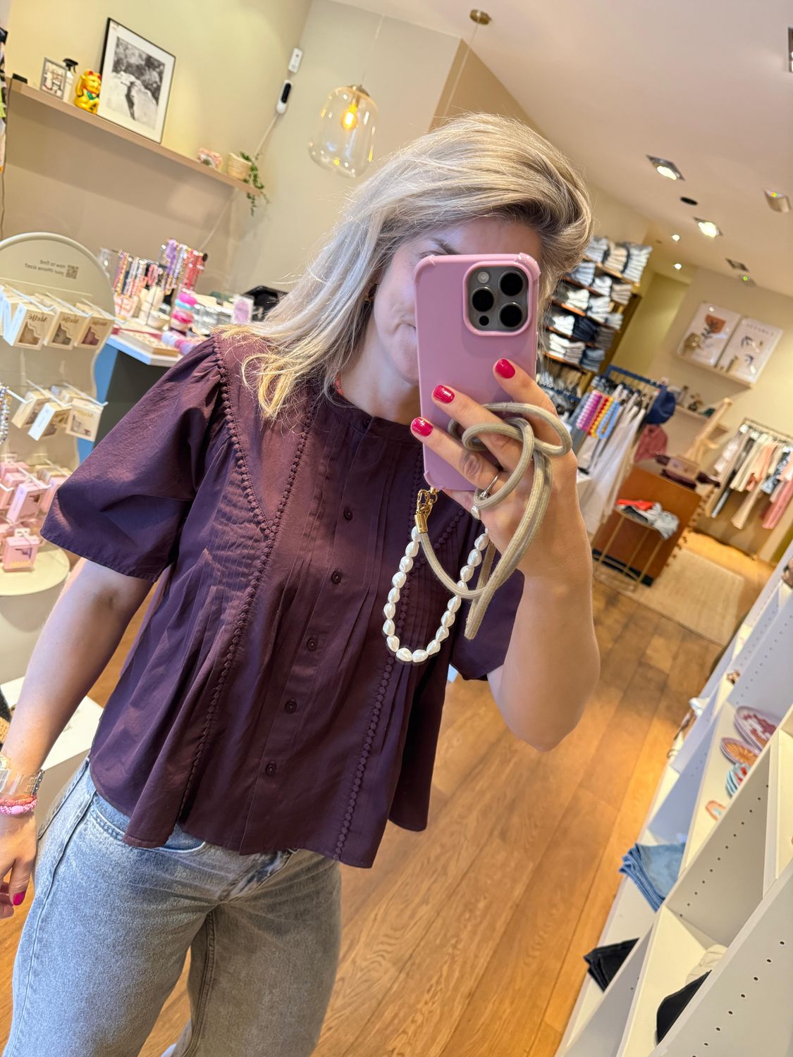 Moss Copenhagen - Ethelyn 2/4 Shirt Fudge