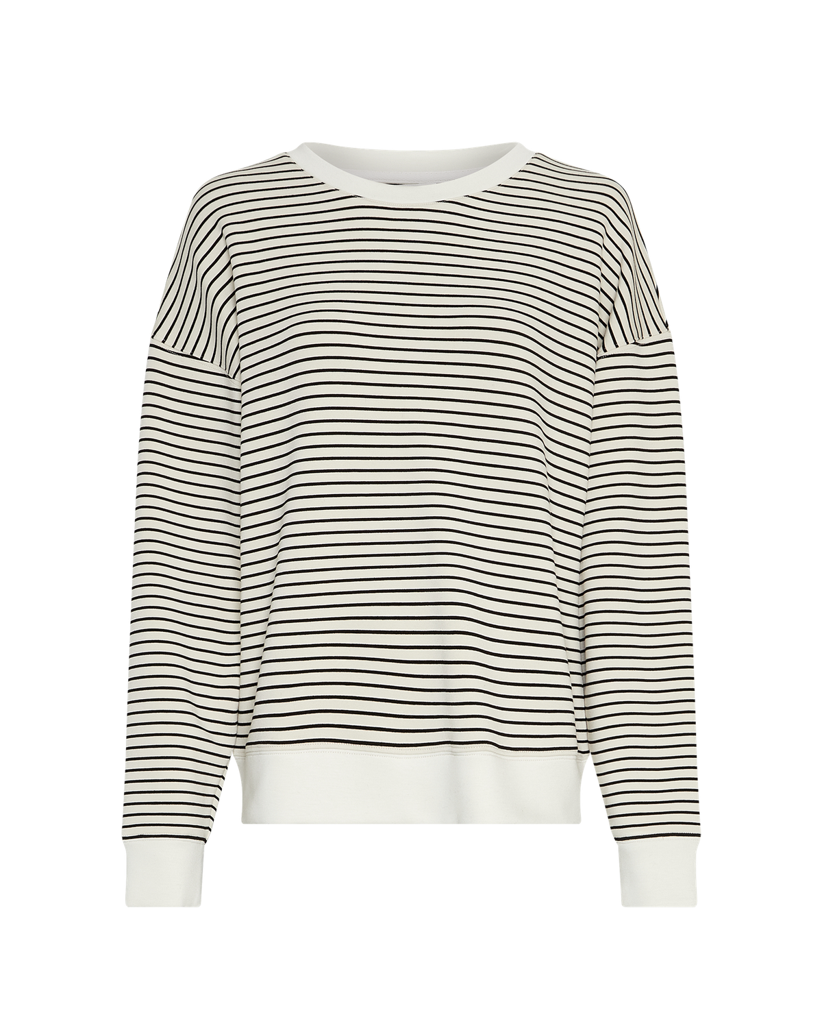 Moss Copenhagen (MSCH) - Ima sweatshirt Oatmeal/black