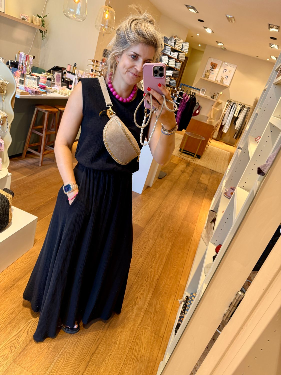 Azzurro - Top Zwart onesize