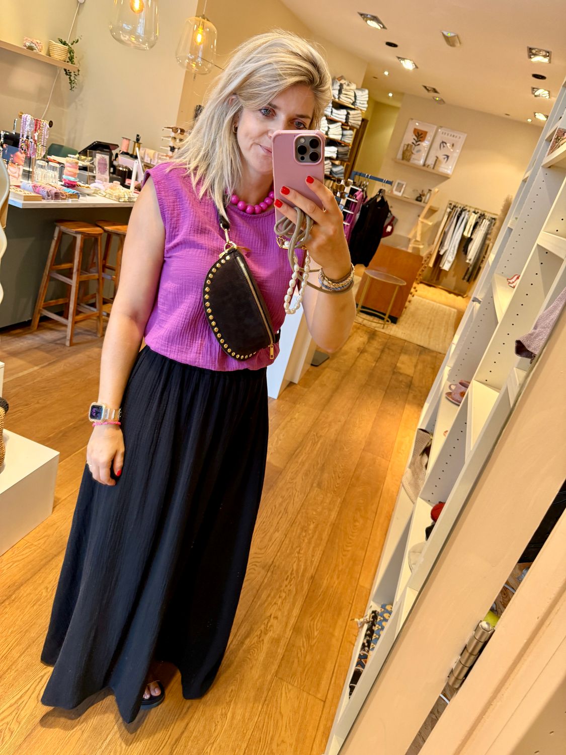 Azzurro - Top Magenta onesize
