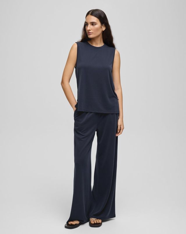 Moss Copenhagen (MSCH) - Jazlyn Lynette Pants Sky Captain