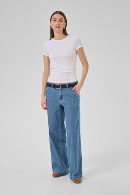 My Essential Wardrobe - Soffi Mid X-Wide Medium Blue Wash