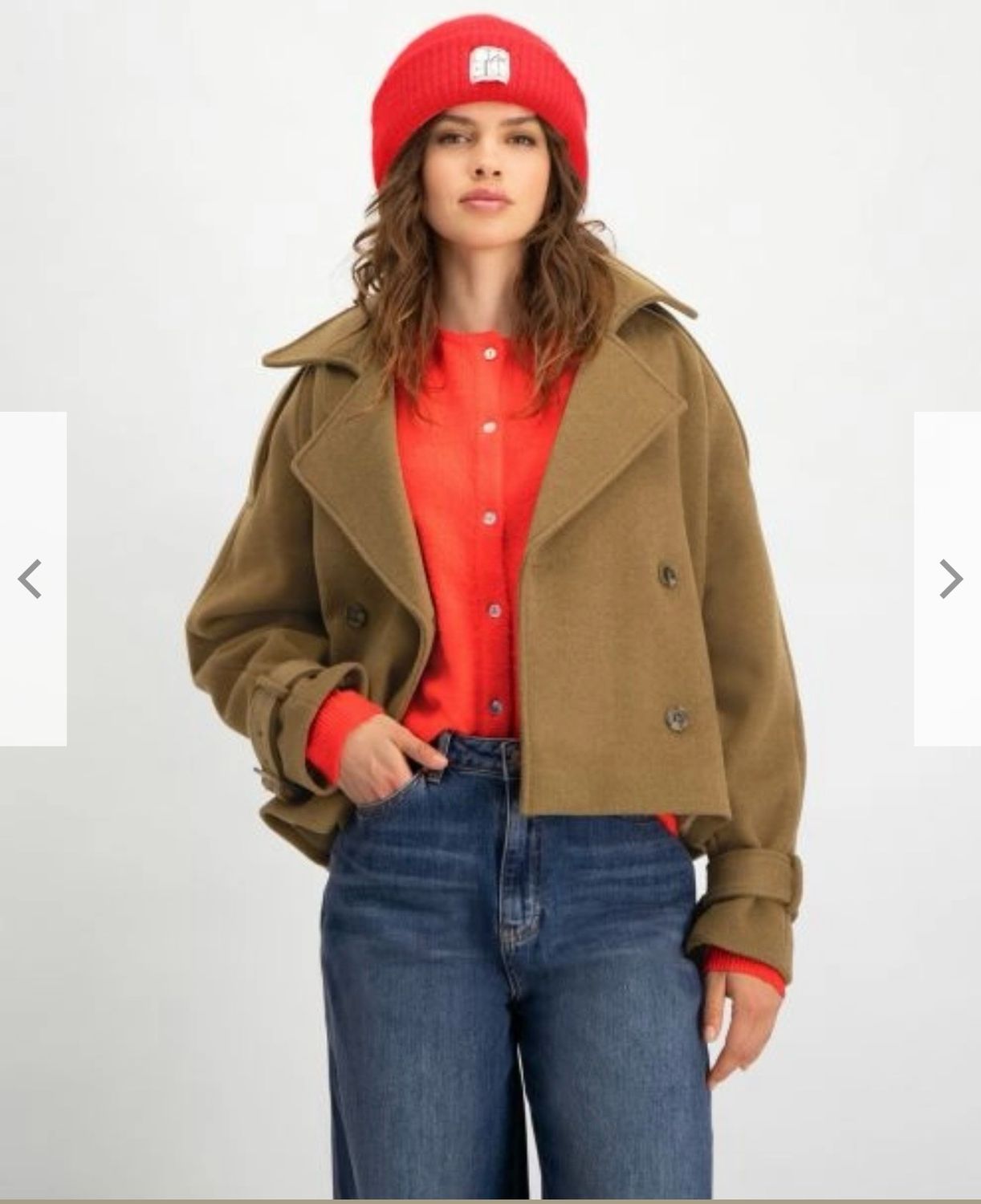 Circle of Trust - Bodi Cardigan - Red Flame