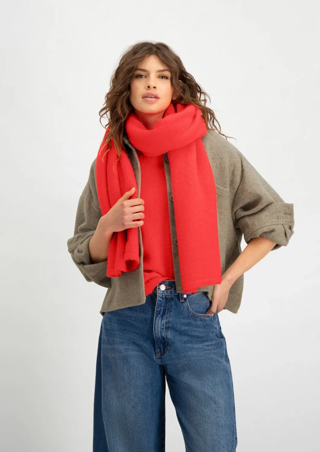 Circle of Trust - Brooke knit Red flame
