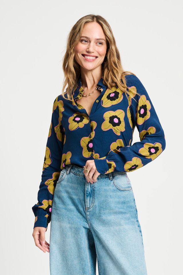 POM Amsterdam BLOUSE Mila Fleurs Parfaites