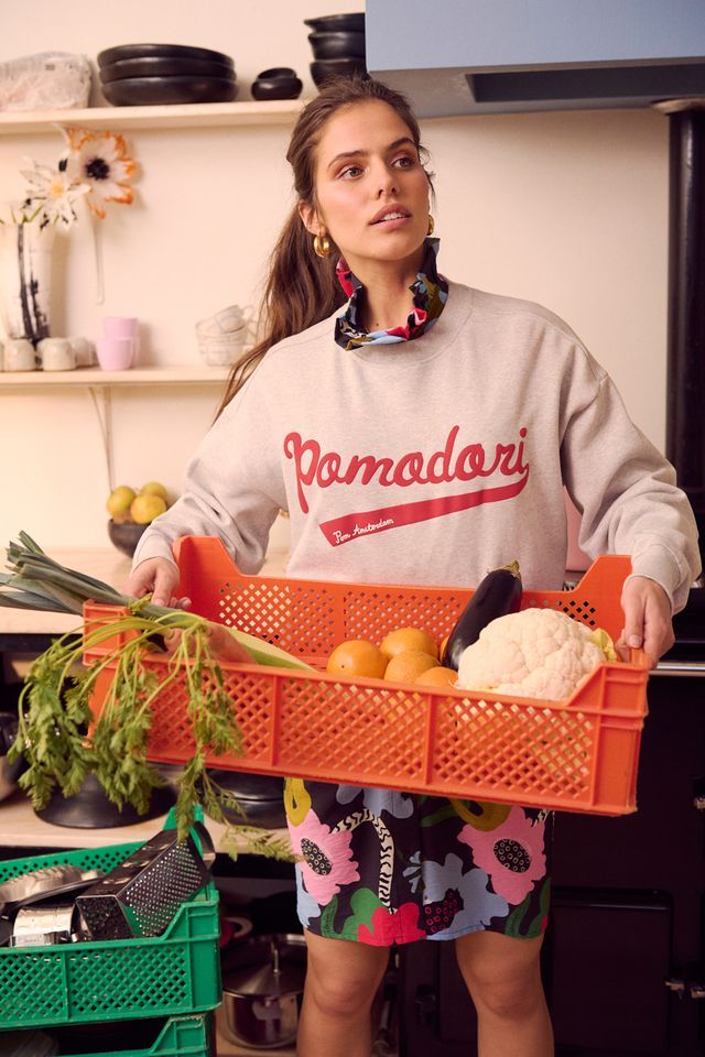 POM Amsterdam - Sweater Pomodori  Grey