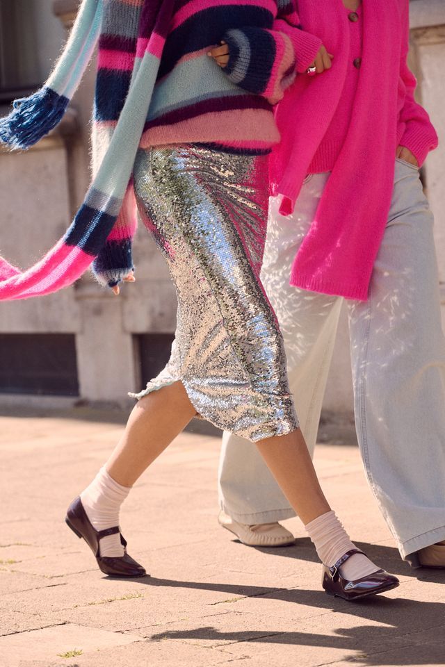 POM Amsterdam - Skirt Sequins Silver