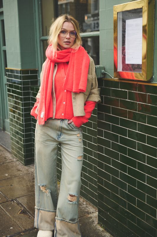 Circle of Trust - Bodi Cardigan - Red Flame