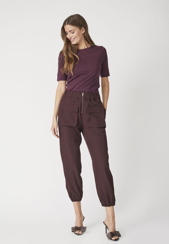 Co&#39;Couture - Luna Pocket Pant Winered