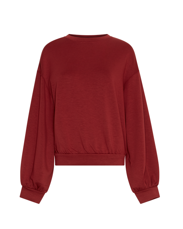 Moss Copenhagen (MSCH) - Brionna Ima Q sweatshirt Syrah