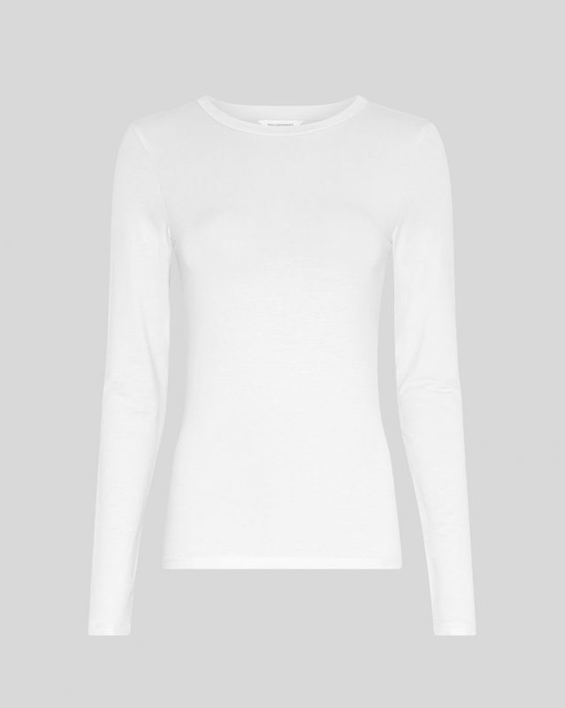 Moss Copenhagen (MSCH) - Betrina O LS Top Bright White