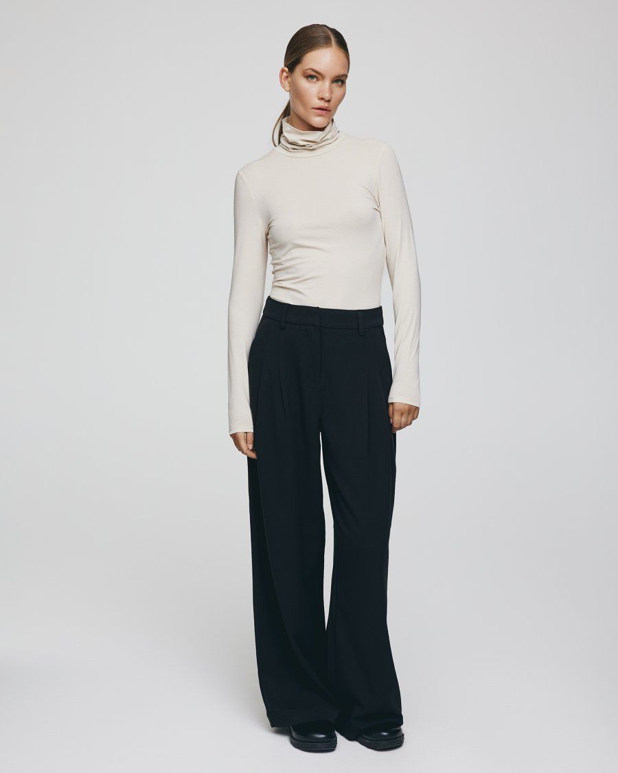Moss Copenhagen (MSCH) - Henrika Pants Slate Black