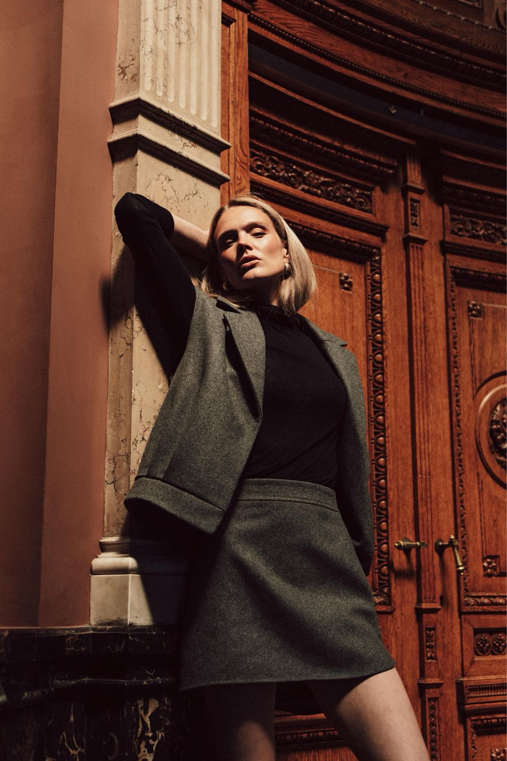 Honnete Atelier -Lourdes jacket Grey