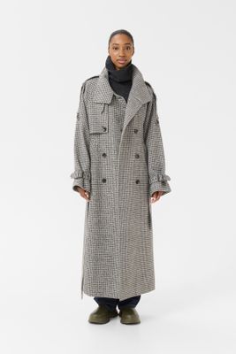 Gestuz - Avic long coat Black/white