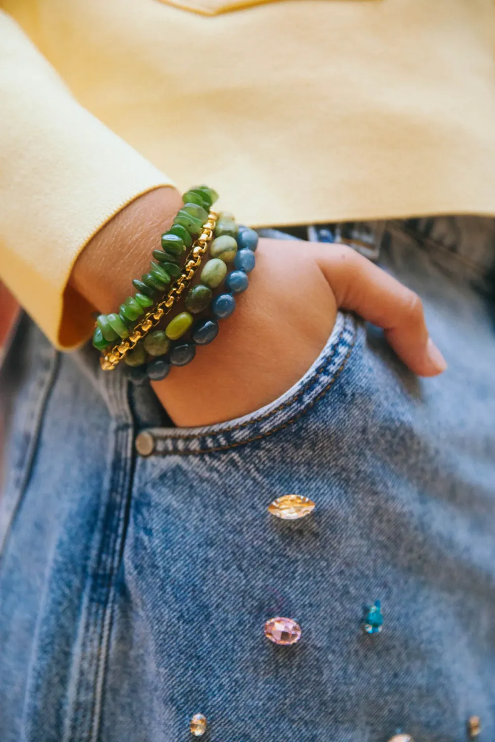 Bonnie Studios - BS884 Bobby Blue Bracelet