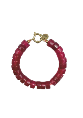 Bonnie Studios - BS866 Phil Burgundy bracelet