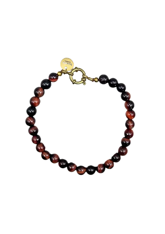 Bonnie Studios - BS864 Tiger Bracelet dark brown