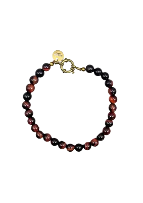 Bonnie Studios - BS864 Tiger Bracelet dark brown