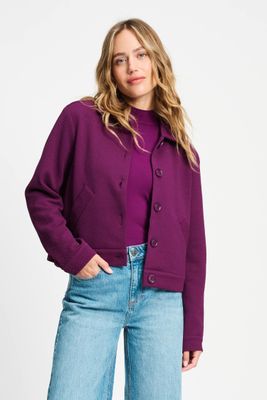 POM Amsterdam - Jacket Iris Plum purple
