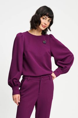 POM Amsterdam - Top Kae Plum purple