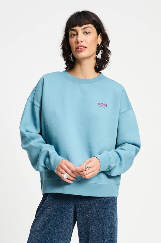 POM Amsterdam - Sweater Dawn blue