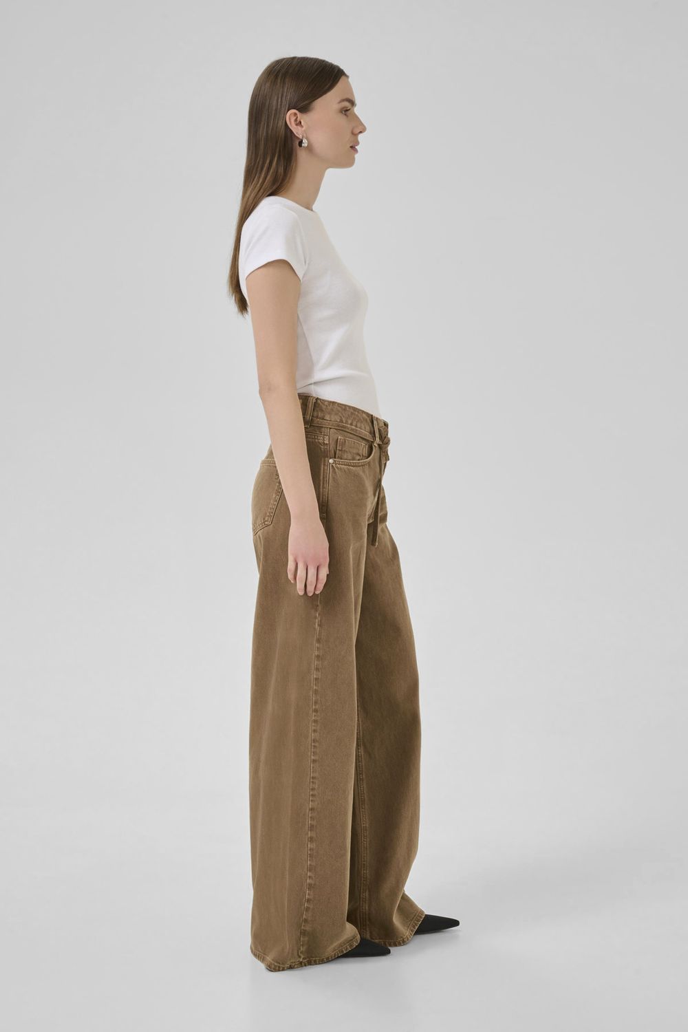 My Essential Wardrobe - Karo Mid X-wide Tabacco