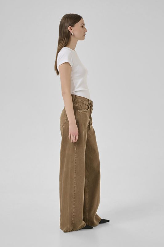 My Essential Wardrobe - Karo Mid X-wide Tabacco