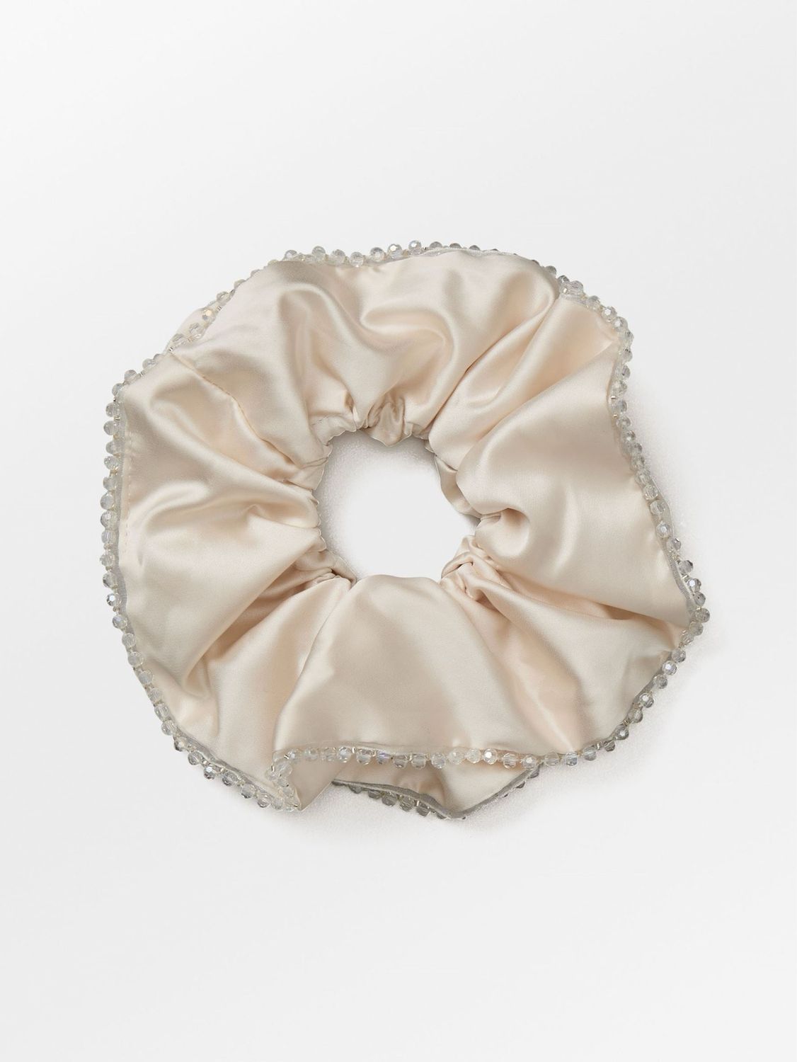 Becksondergaard - Luster Bead Scrunchie Birch White