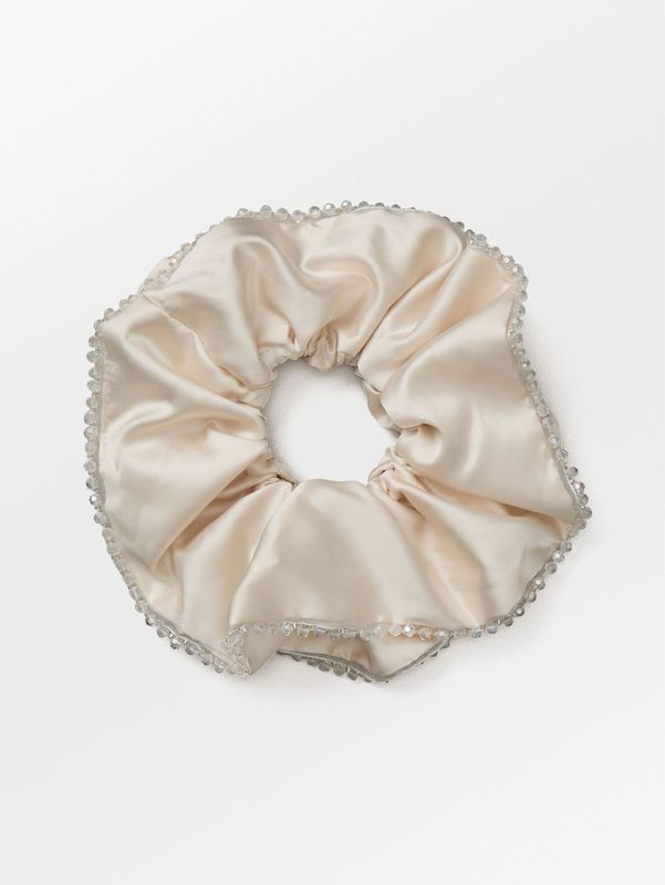 Becksondergaard - Luster Bead Scrunchie Birch White
