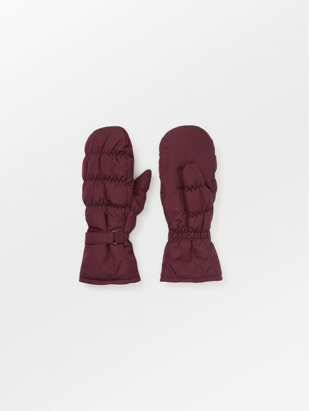 Becksondergaard - Padded Nylona Mitten Burgundy