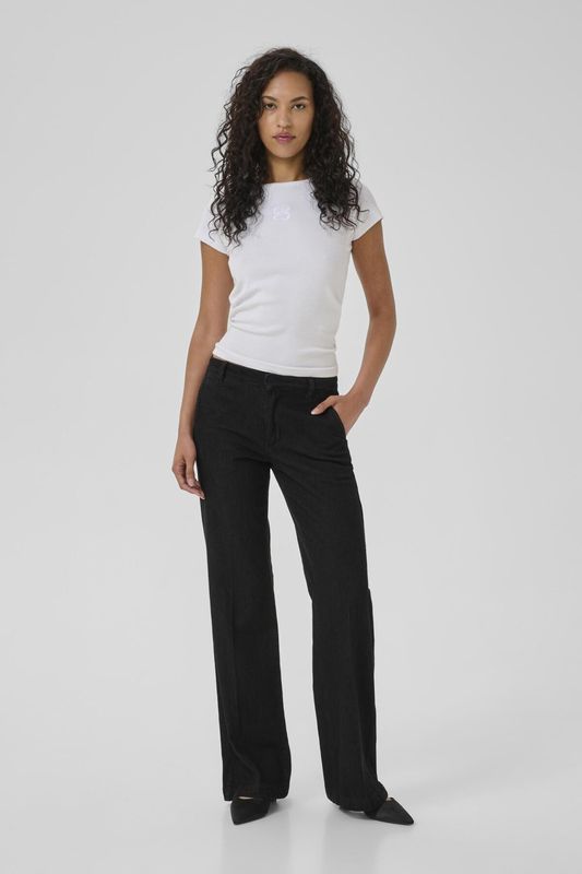 My Essential Wardrobe - Lara 115 pant Black washed