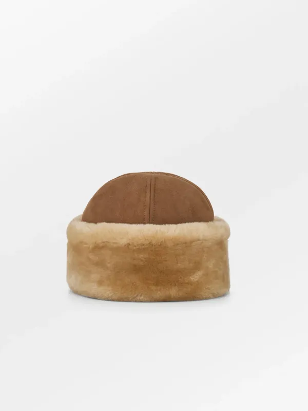 Becksöndergaard - Dora Shearling Hat Emperador Brown