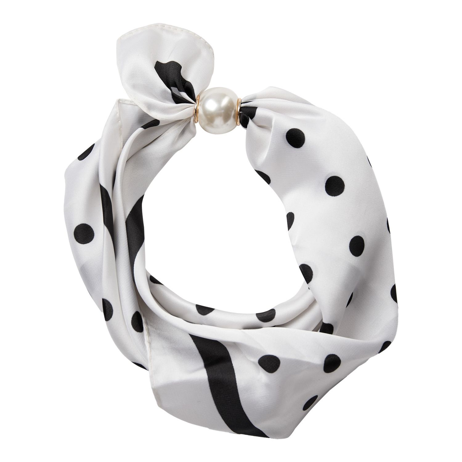 Co&#39;Couture - Pearl Scarf white/black