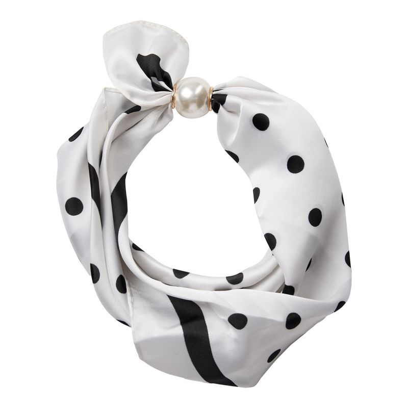 Co&#39;Couture - Pearl Scarf white/black