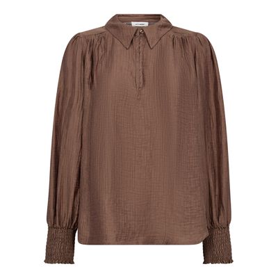 Co&#39;Couture - Tassy Collar Blouse Walnut
