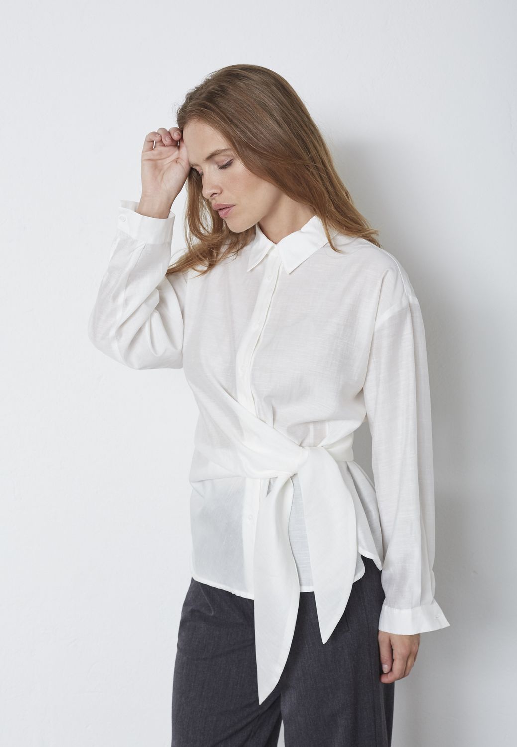 Co&#39;Couture - Idina Tie Shirt Off white