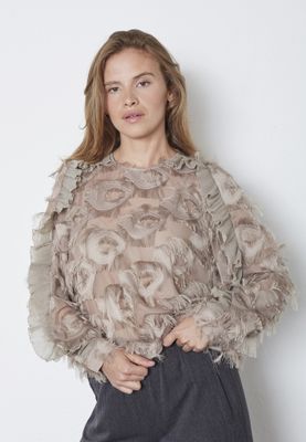 Co&#39;Couture - Syra Structure Blouse Walnut
