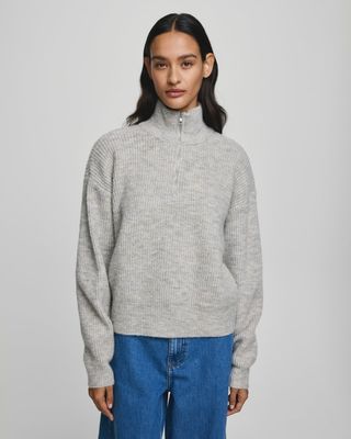 Moss Copenhagen (MSCH) - Meilani Gytta Zip Pullover Warm LGM