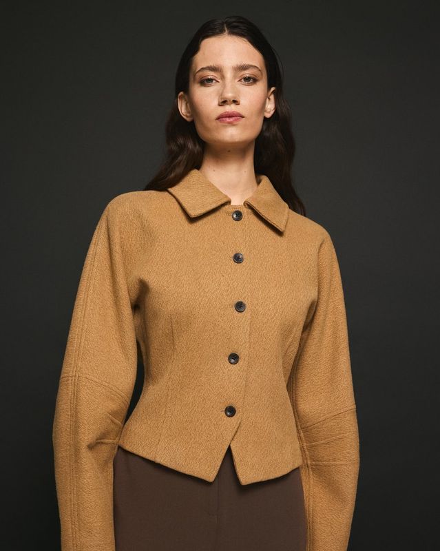 Moss Copenhagen (MSCH) - Esmeralda Jacket Toasted Coconut