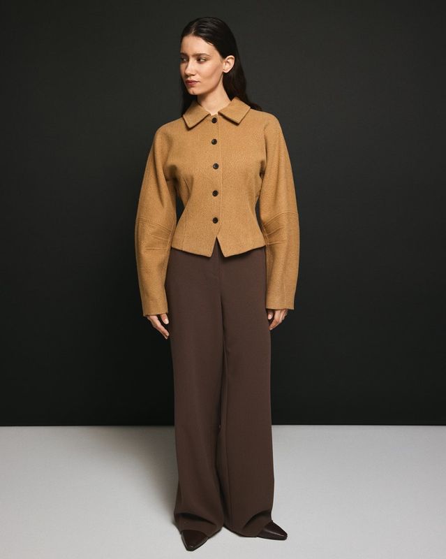 Moss Copenhagen (MSCH) - Macy Michelle HW Wide Pants Hot Fudge
