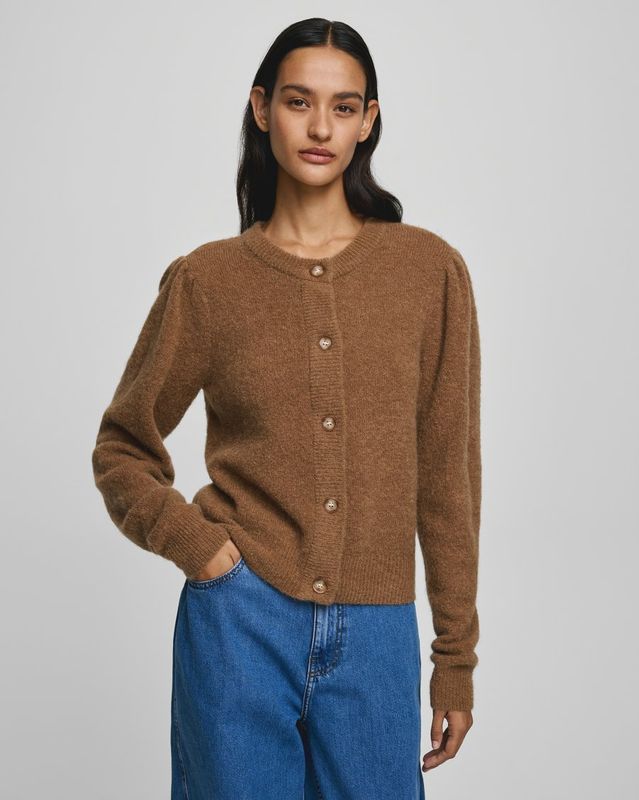 Moss Copenhagen (MSCH) - Miabelle Hope Cardigan Toasted coconut